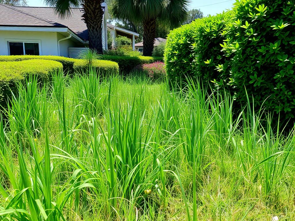 Patio antes y después del mantenimiento de jardinería — Antes